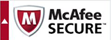 This website is SSL secured by McAfee.